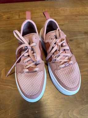 Nike Women’s Dusty Pink Low-Top Lace-Up Sneakers